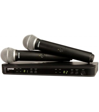 Shure BLX288/SM58 Professional Wireless Dual Microphone System 